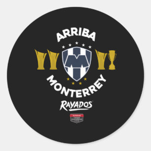 Champions League Monterrey Runder Aufkleber