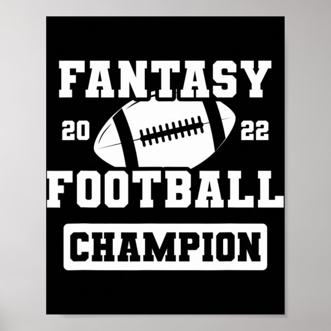 Champions-League-Sieger 2022 Fantasy Football Cham Poster (Vorne)