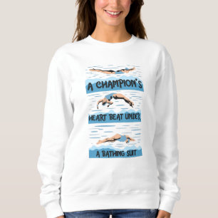 Champions Swimmer - Baden Anzug Sweatshirt
