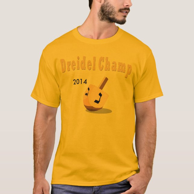 CHAMPIONS-T-SHIRT 2014 CHANUKKAS DREIDEL T-Shirt (Vorderseite)