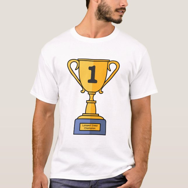 Champions Trophäe-T - Shirt - Verfechten Sie den S (Vorderseite)