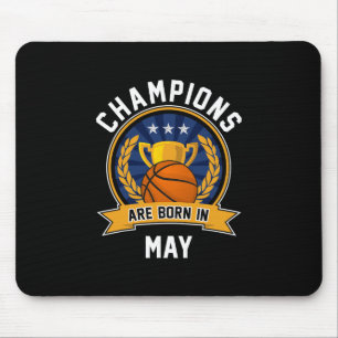 Champions werden im Mai Sketll Geburtstagsgeschenk Mousepad