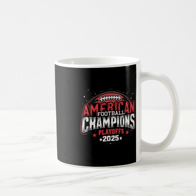 Championship 2025 American Football Playoffs Kaffeetasse (Rechts)