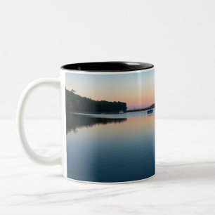Champlain Sonnenaufgang in der Bucht von San Alben Zweifarbige Tasse