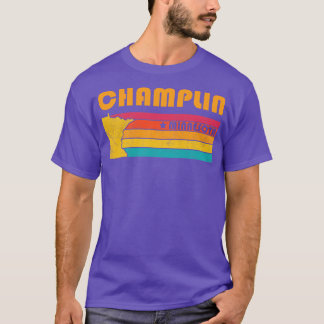 Champlin Minnesota Vintag Besiegtes Souvenir T-Shirt