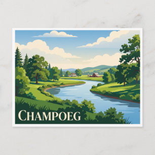 Champoeg State Heritage Area St. Paul Oregon Postkarte
