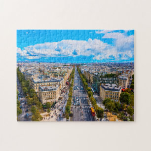 Champs Elysee Paris. Puzzle