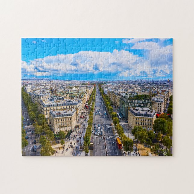 Champs Elysee Paris. Puzzle (Horizontal)