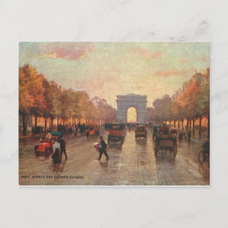 Champs Elysee Postkarte