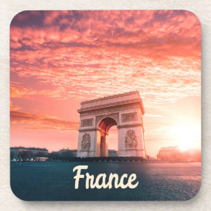 Champs-Élysées Frankreich Paris Getränkeuntersetzer
