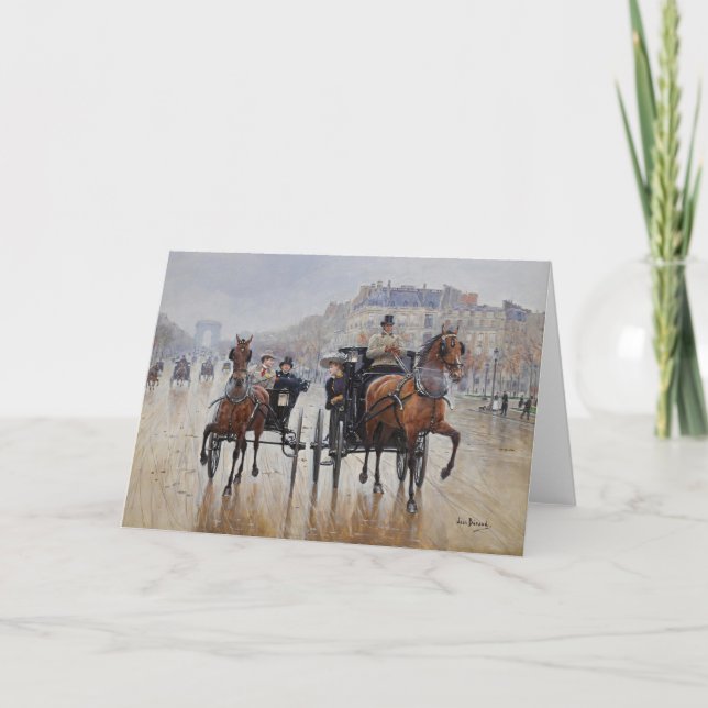 Champs-Élysées | Jean Béraud Karte (Vorderseite)