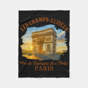 Champs-Élysées Paris Reise Treffen Sie mich in Par Fleecedecke