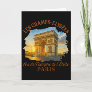 Champs-Élysées Paris Reise Treffen Sie mich in Par Karte