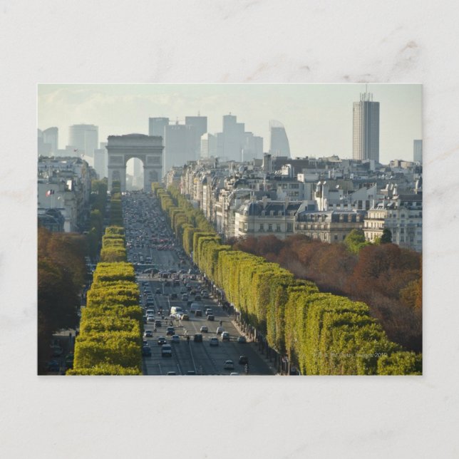 Champs ElysŽes Postkarte (Vorderseite)