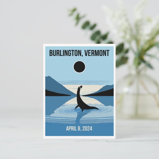 Champy sieht die Eclipse Postkarte (Stehend Vorderseite)