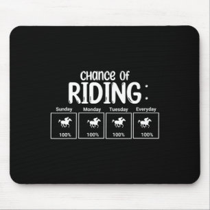 Chance auf Reitfreude Mousepad