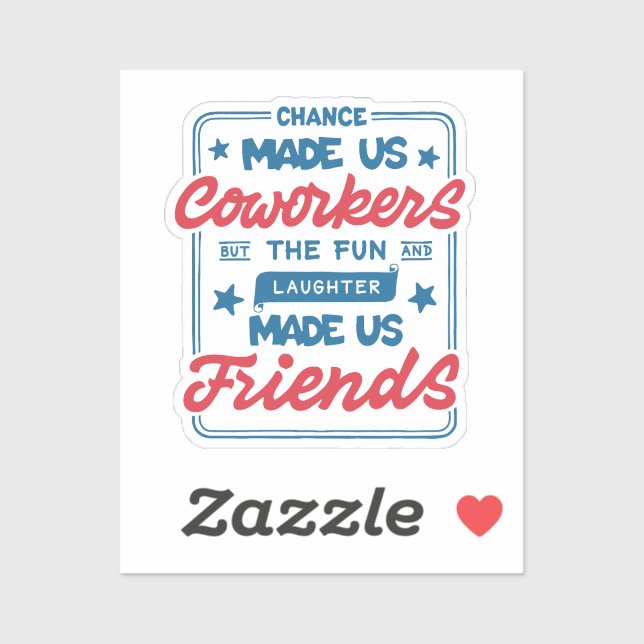 Chance, die uns Kooperationspartner Aufkleber (Blatt)