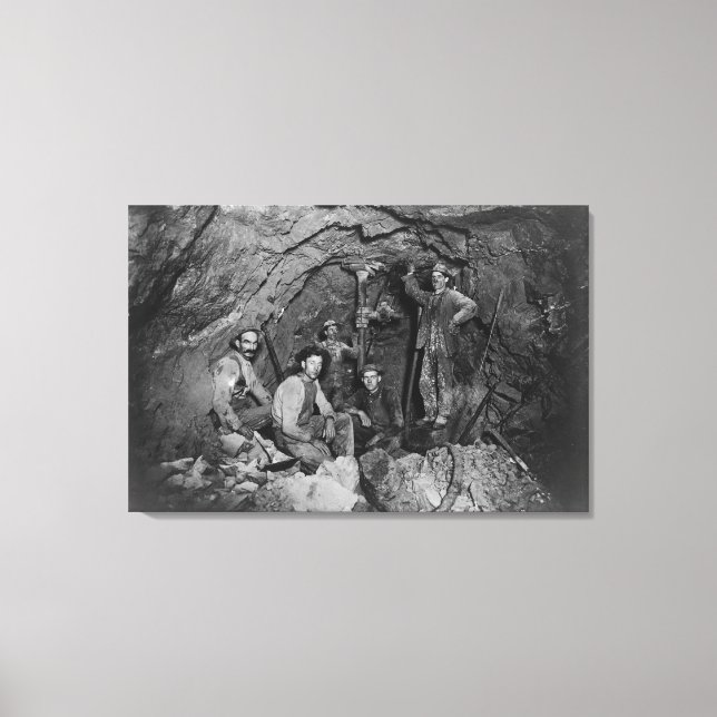 Chance Mine Lead Mining in Coeur d'Alene, ID Leinwanddruck (Vorderseite)