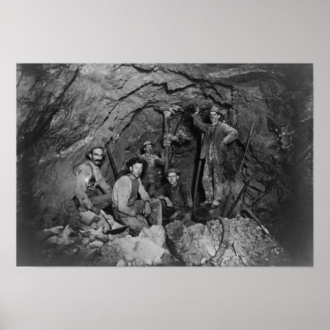 Chance Mine Lead Mining in Coeur d'Alene, ID Poster (Vorne)