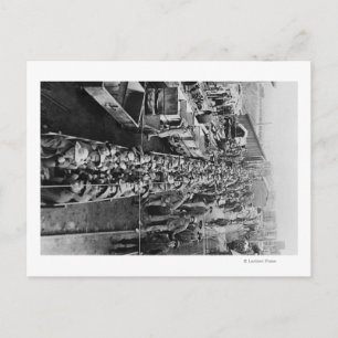 Chance Mine Workers laden Coeur d'Alene Postkarte