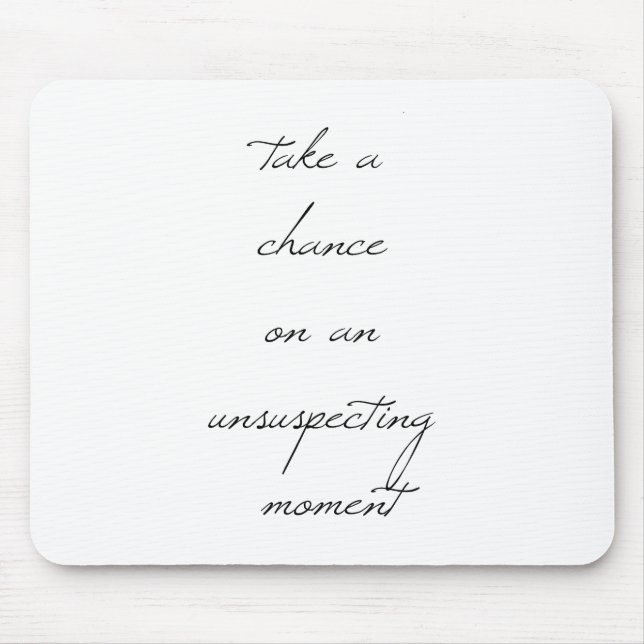 Chance Mouse Pad Mousepad (Vorne)