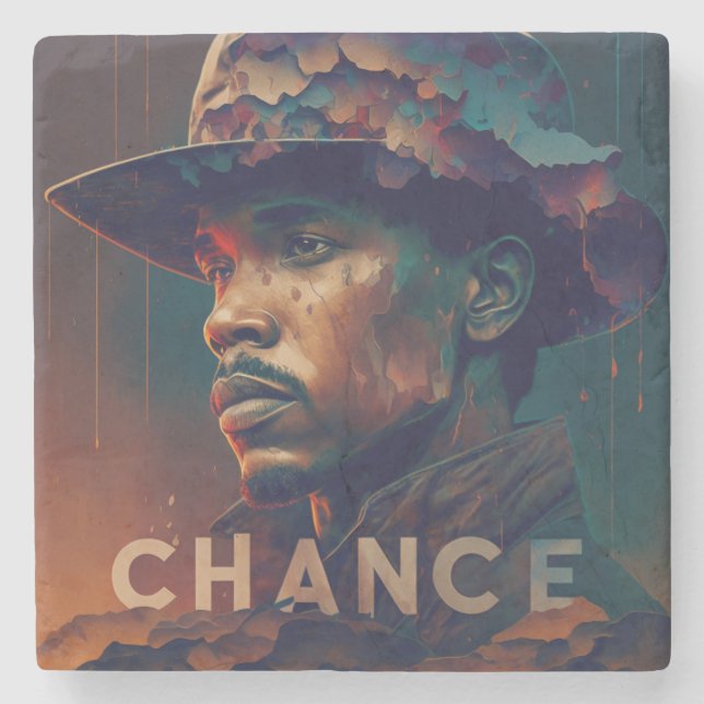 Chance Steinuntersetzer (Vorderseite)