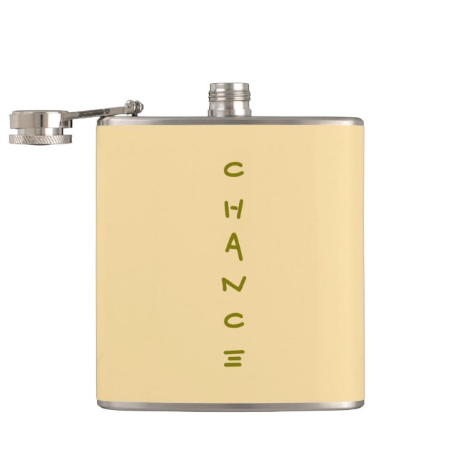Chance Vinyl Wrapped Flask Flachmann (Geöffnet)
