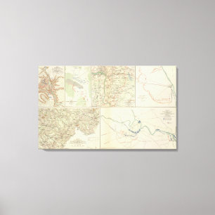 Chancellorsville Buckingham, Appomattox Landkreise Leinwanddruck