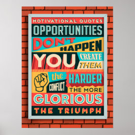 Chancen schaffen poster