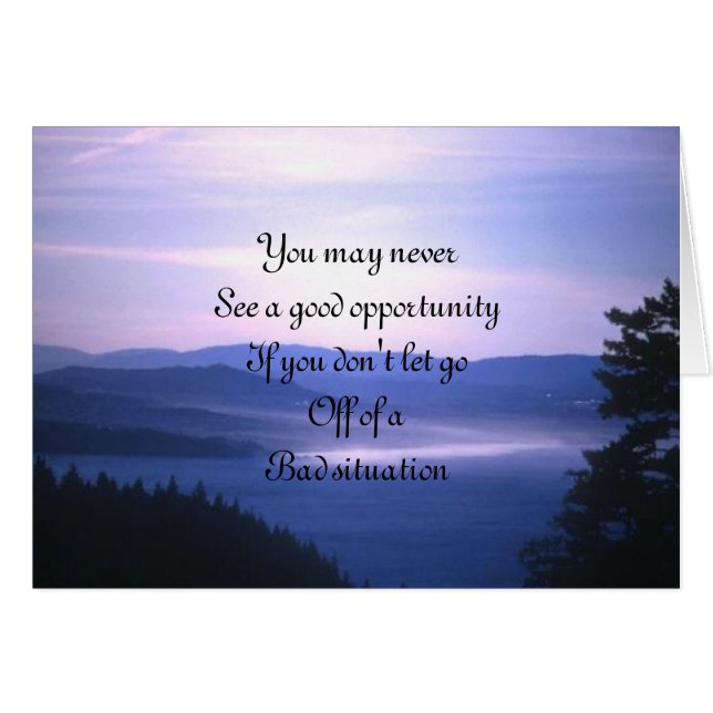 Chancen und schlechte Situation (Vorderseite (Horizontal))