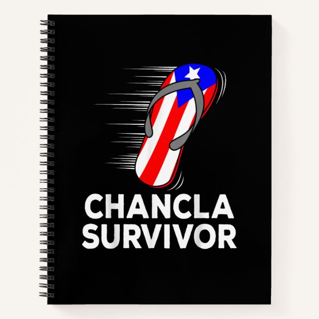 Chancla-Überlebender Notizbuch (Vorderseite)