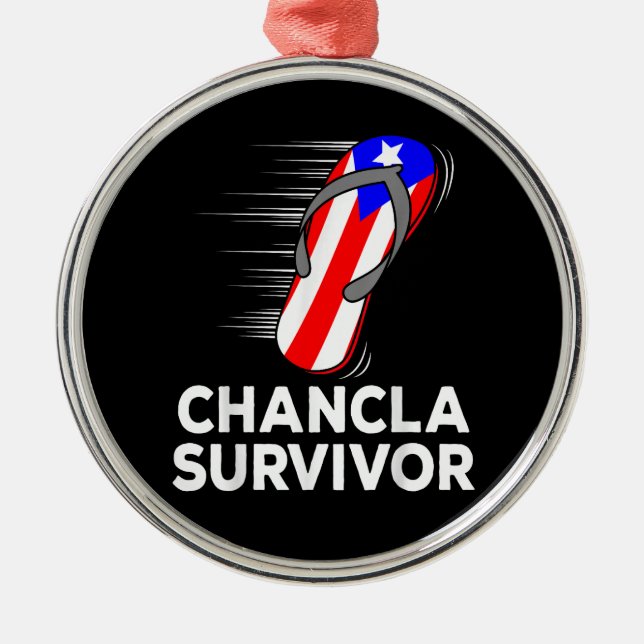Chancla-Überlebender Ornament Aus Metall (Vorne)