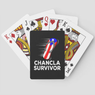 Chancla-Überlebender Spielkarten