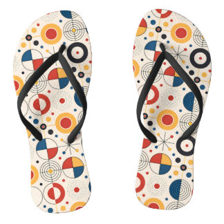 Chanclas diseño geométrico flip flops