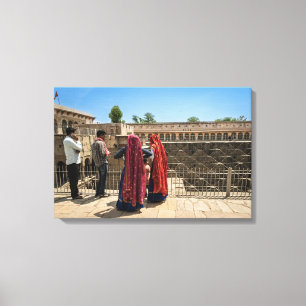 Chand Baori Stepwell Rajasthan Indien Reise Kunst Leinwanddruck