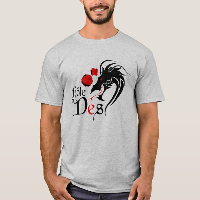 Chandail officiel - Rôle les Dés - offiziell T-Shirt (Vorderseite)