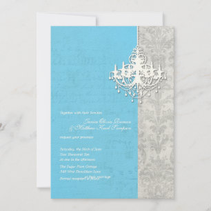Chandelier Breeze Wedding Einladungen