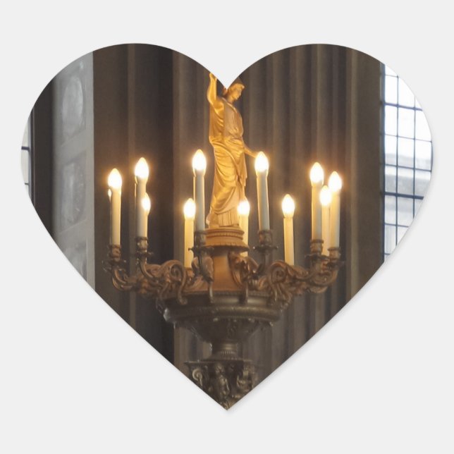 Chandelier Heart Sticker (Vorderseite)