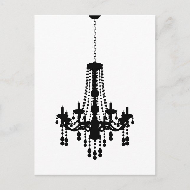 Chandelier Postcard Postkarte (Vorderseite)