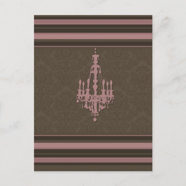 Chandelier Postkarte (Vorderseite)
