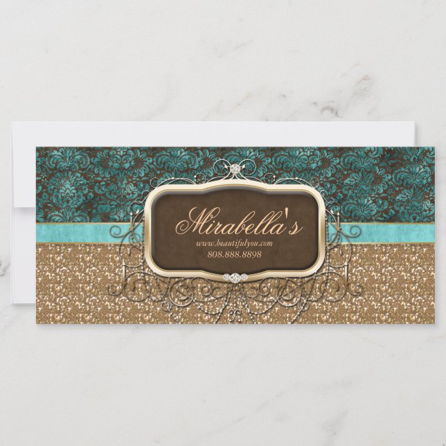 Chandelier Tanning Salon Geschenkzertifikat Gold (Vorderseite)