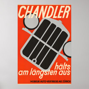 Chandler Auto Vintage Poster Drucke