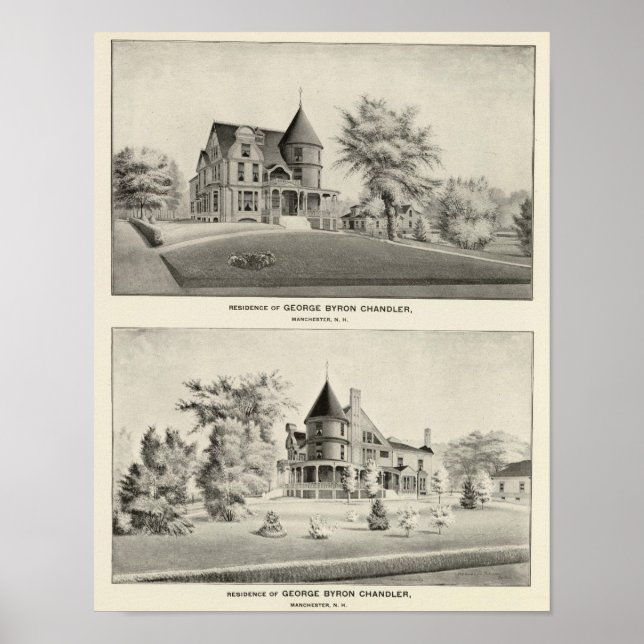 Chandler residence, Manchester, NH Poster (Vorne)
