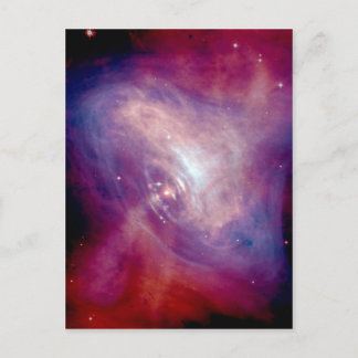 Chandra Crab Nebula NASA Space Postkarte