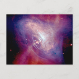 Chandra Crab Nebula NASA Space Postkarte