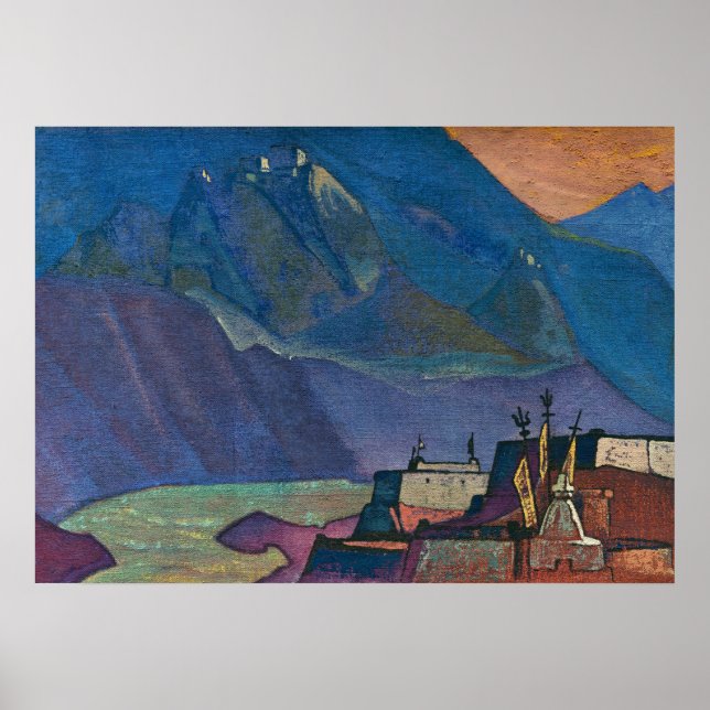 Chandra River by Nicholas Roerich Poster (Vorne)