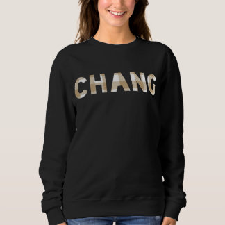 Chang Hmong Nachname Karierte Familienzuordnung Sh Sweatshirt