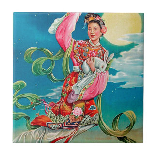 Chang'e 嫦 zum Mond Mitte des Herbstes 娥 Fliese