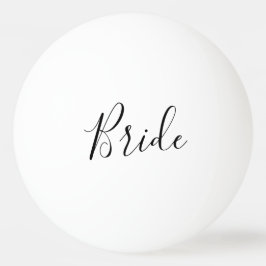 Change Font - Custom Bride  Tischtennisball