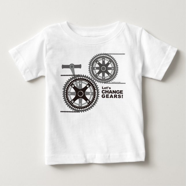 CHANGE GEARS! BABY T-SHIRT (Vorderseite)